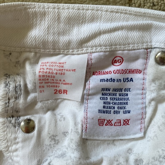 AGdenim Capri white denim pants - Picture 6 of 6